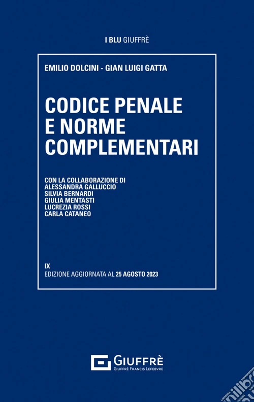 Codice penale e norme complementari
