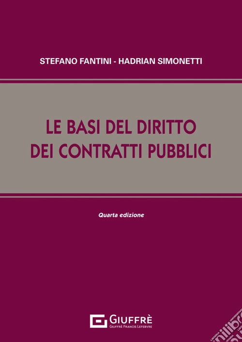 Le basi del diritto dei contratti pubblici