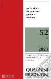 Quaderni fiorentini per la storia del pensiero giuridico moderno (2022). Vol. 53 libro