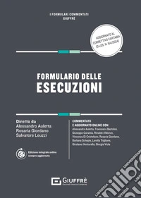 Formulario delle esecuzioni libro