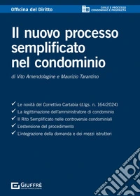 Il nuovo processo semplificato nel condominio libro