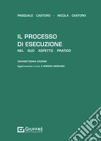 Il processo di esecuzione nel suo aspetto pratico libro