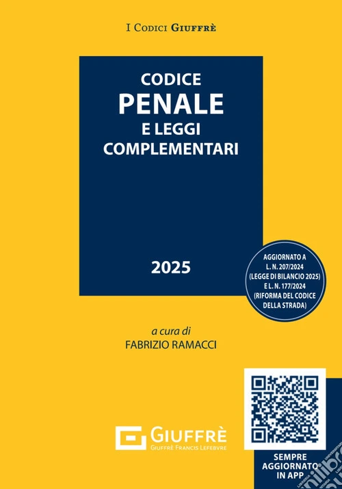 Codice penale e leggi complementari. Con QR Code