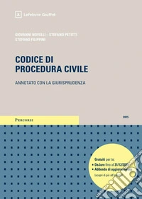 Codice di procedura civile. Annotato con la giurisprudenza. Addenda gratuita di aggiornamento libro