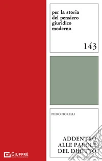 Addentro alle parole del diritto libro