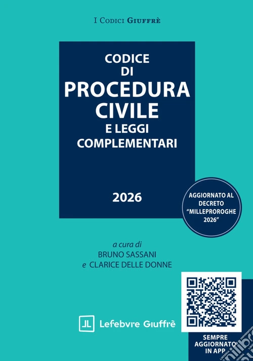 Codice di procedura civile e leggi complementari. Con app