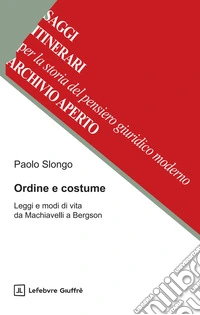 Ordine e costume libro