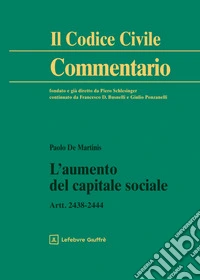 L'aumento del capitale sociale libro