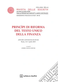 Principi di riforma del testo unico della finanza libro