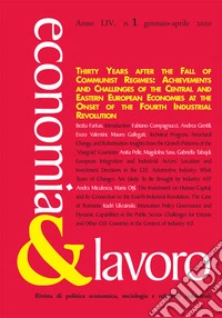Economia & lavoro (2020). Vol. 1: Gennaio-aprile libro