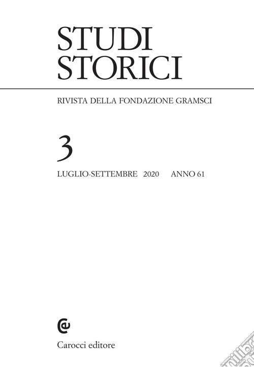 Studi storici (2020). Vol. 3