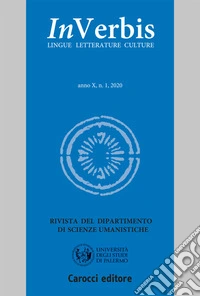 Inverbis. Lingue letterature culture (2020). Vol. 1 libro