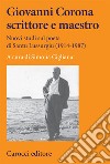 Giovanni Corona scrittore e maestro. Nuovi studi sul poeta di Santu Lussurgiu (1914-1987) libro