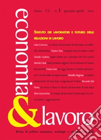 Economia & lavoro (2021). Vol. 1 libro