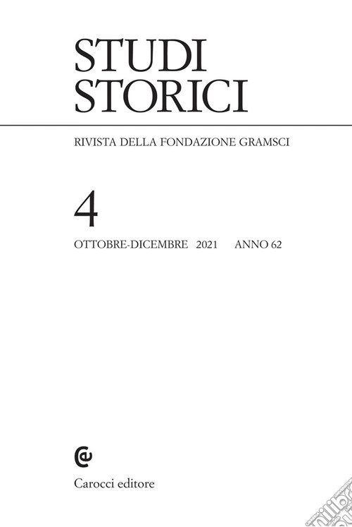 Studi storici (2021). Vol. 4
