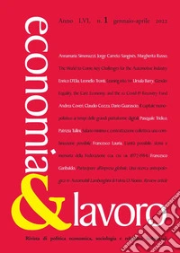 Economia & lavoro (2022). Vol. 1 libro