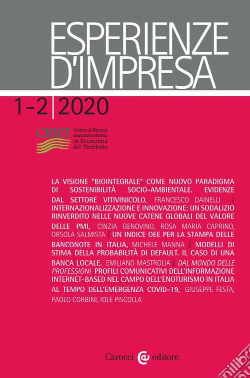 Esperienze d'impresa (2020). Vol. 1-2