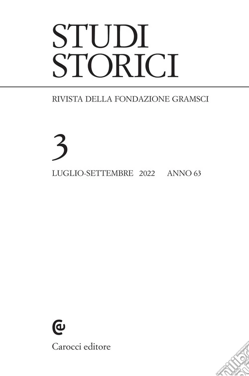 Studi storici (2022). Vol. 3