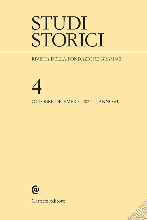 Studi storici (2022). Vol. 4