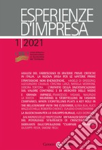 Esperienze d'impresa 1/2021 (2021). Vol. 1 libro