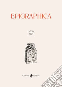 Epigraphica (2023). Vol. 1-2