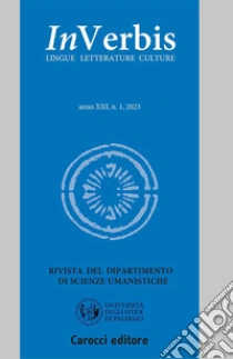 Inverbis. Lingue letterature culture (2023). Vol. 1