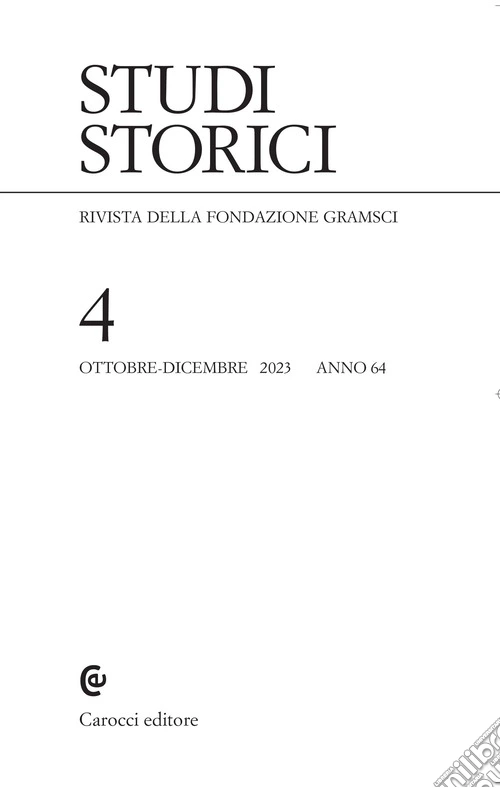 Studi storici (2023). Vol. 4