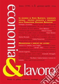 Economia & lavoro (2024). Vol. 1 libro