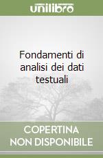 Fondamenti di analisi dei dati testuali