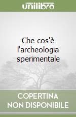 Che cos'è l'archeologia sperimentale