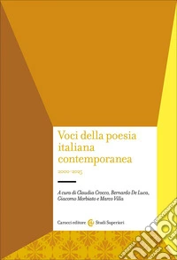Voci della poesia italiana contemporanea. 2000-2025 libro
