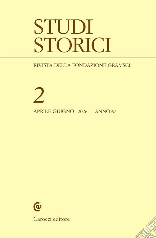 Studi storici (2026). Vol. 2