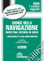 Codice della navigazione marittima, interna ed aerea libro