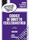 Codice di diritto ecclesiastico libro di Moneta P. (cur.)