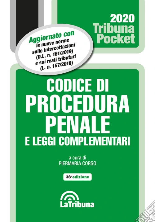Codice di procedura penale e leggi complementari