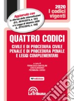 Quattro codici. Civile e di procedura civile, penale e di procedura penale e leggi complementari libro