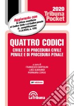 Quattro codici. Civile e di procedura civile, penale e di procedura penale libro