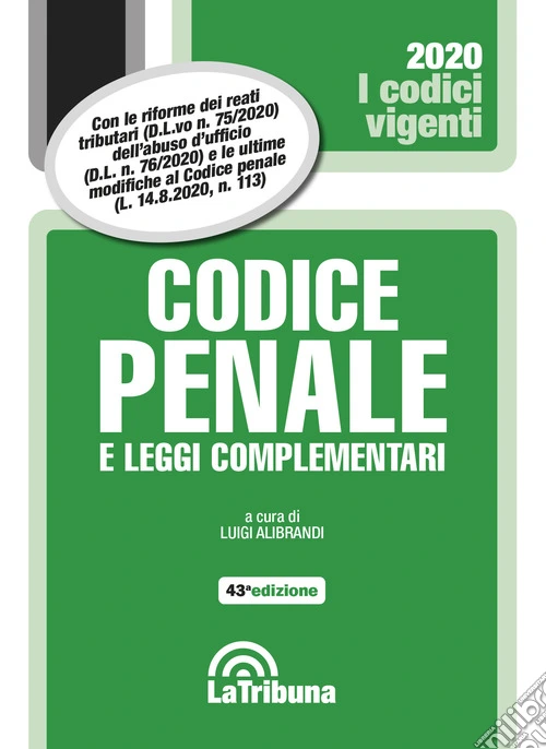 Codice penale e leggi complementari