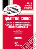 Quattro codici. Civile e di procedura civile, penale e di procedura penale e leggi complementari libro