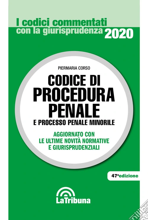 Codice di procedura penale e processo penale minorile