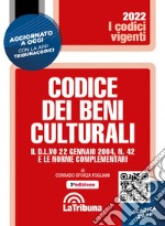 Codice dei beni culturali. Il D.L.vo 22 gennaio 2004, n. 42 e le norme complementari. Con app Tribunacodici libro