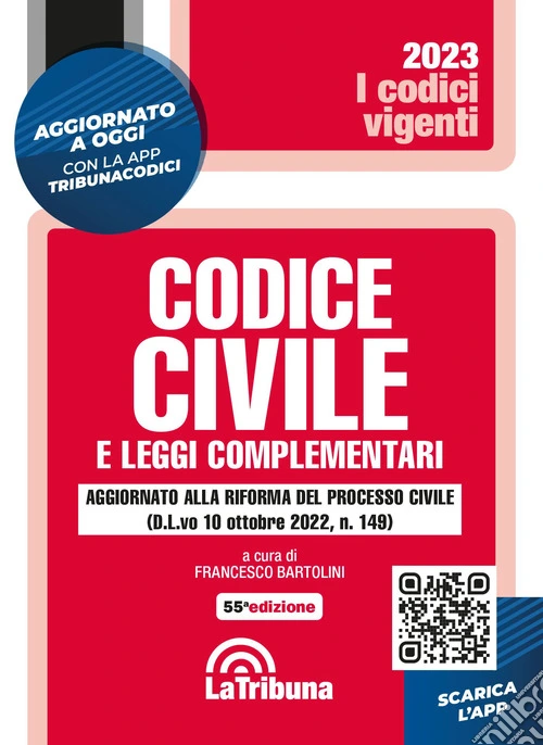 Codice civile e leggi complementari. Con App Tribunacodici