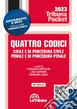 Quattro codici. Civile e di procedura civile, penale e di procedura penale libro