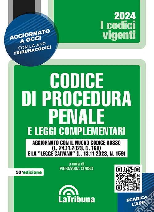 Codice di procedura penale e leggi complementari. Con App Tribunacodici