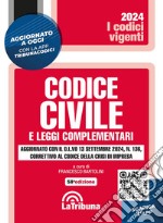 Codice civile e leggi complementari. Aggiornato con il D. L.vo 13 settembre 2024, n. 136, correttivo al codice della crisi d'impresa. Con app Tribunacodici libro