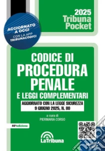 Codice di procedura penale e leggi complementari