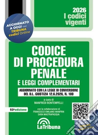 Codice di procedura penale e leggi complementari