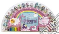 Magici unicorni. Ediz. illustrata. Con 20 gomme. Con 20 matite colorate. Con temperamatite libro