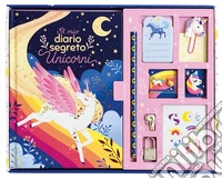 Unicorni. Il mio cofanetto segreto. Ediz. a colori. Con 1 graffetta, 1 matita, 1 gomma, 1 braccialetto, 1 lucchetto e 2 chiavi. Con Adesivi libro