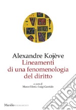 Lineamenti di una fenomenologia del diritto libro